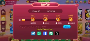 Lucky 102 Game invitation bonus